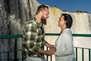 o amor está no parque nacional do iguaçu