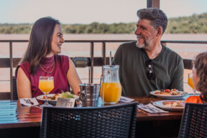 almoço nas cataratas