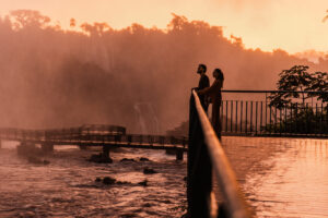 Pôr do Sol nas Cataratas