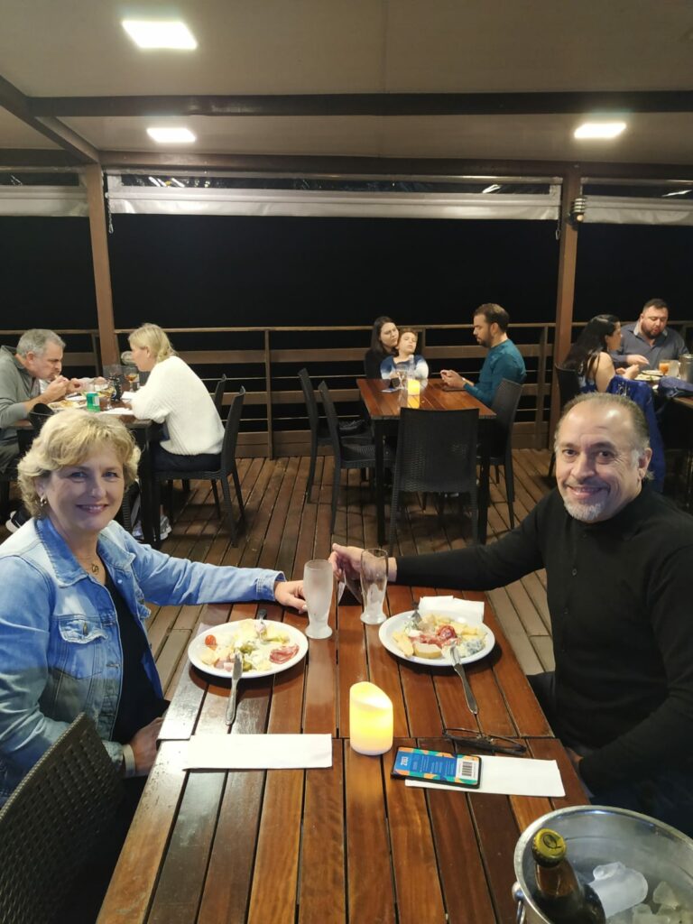 Bodas de Pérola no Noite nas Cataratas